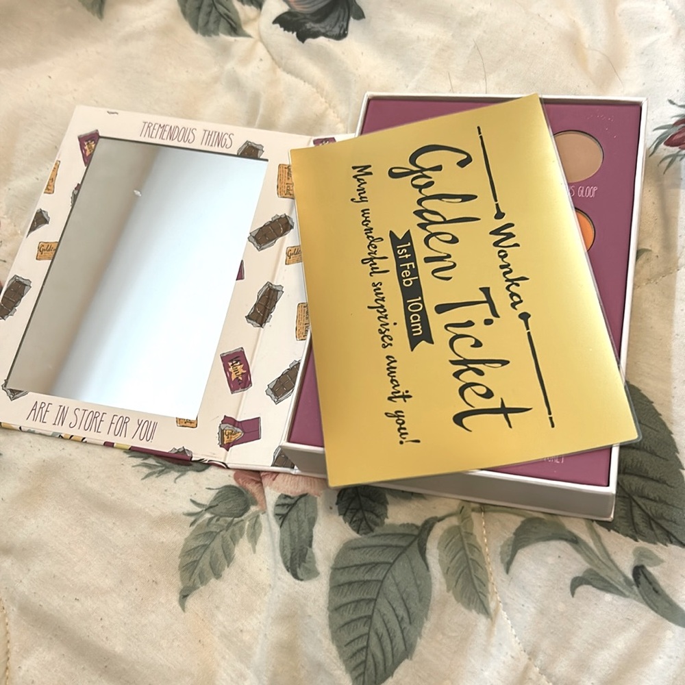 Charlie and the Chocolate Factory eyeshadow pallets Storybook Cosemetics